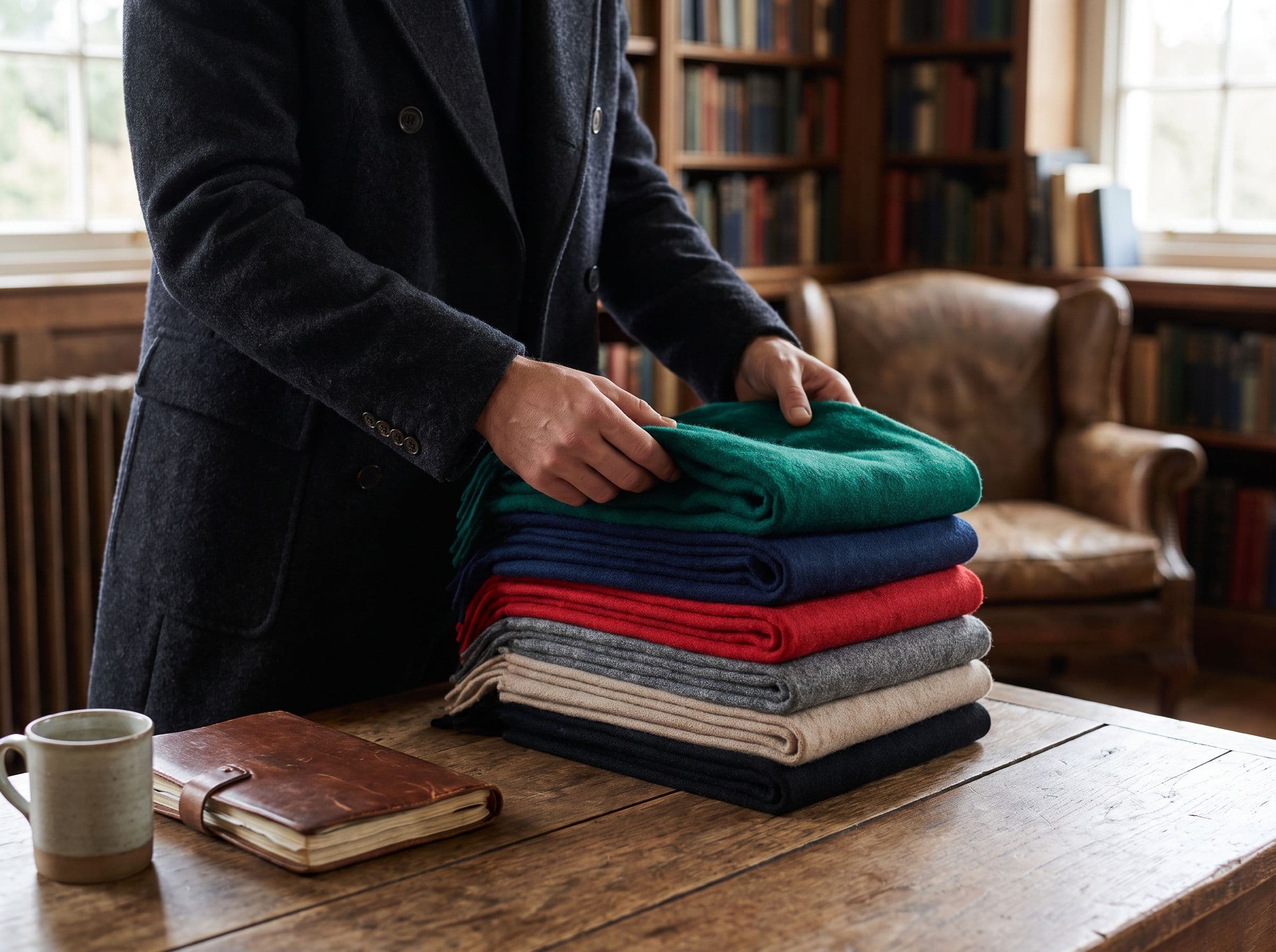 Comment plier une echarpe carree pour homme avec elegance